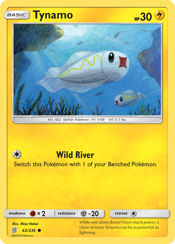 Tynamo (63/236) [Sun & Moon: Unified Minds] | Jomio and Rueliete's Cards and Comics