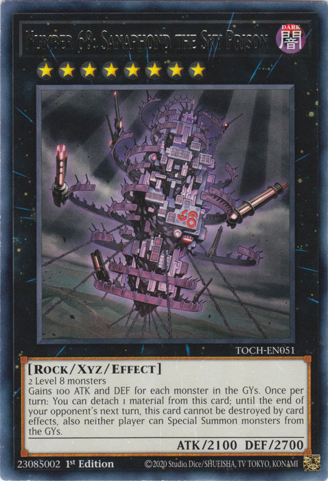 Number 68: Sanaphond the Sky Prison [TOCH-EN051] Rare | Jomio and Rueliete's Cards and Comics