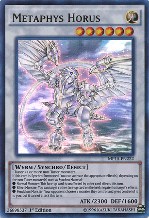 Metaphys Horus [MP15-EN222] Ultra Rare | Jomio and Rueliete's Cards and Comics