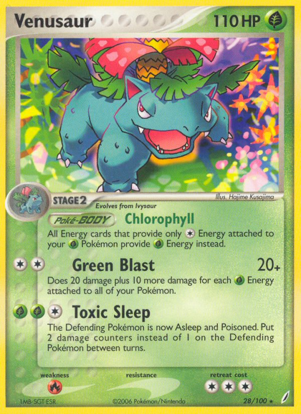 Venusaur (28/100) [EX: Crystal Guardians] | Jomio and Rueliete's Cards and Comics