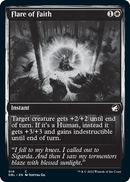 Flare of Faith [Innistrad: Double Feature] | Jomio and Rueliete's Cards and Comics