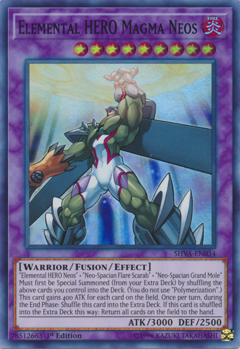 Elemental HERO Magma Neos [SHVA-EN034] Super Rare | Jomio and Rueliete's Cards and Comics