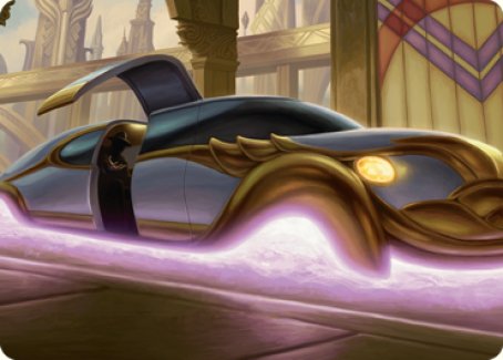 Mysterious Limousine Art Card [Streets of New Capenna Art Series] | Jomio and Rueliete's Cards and Comics