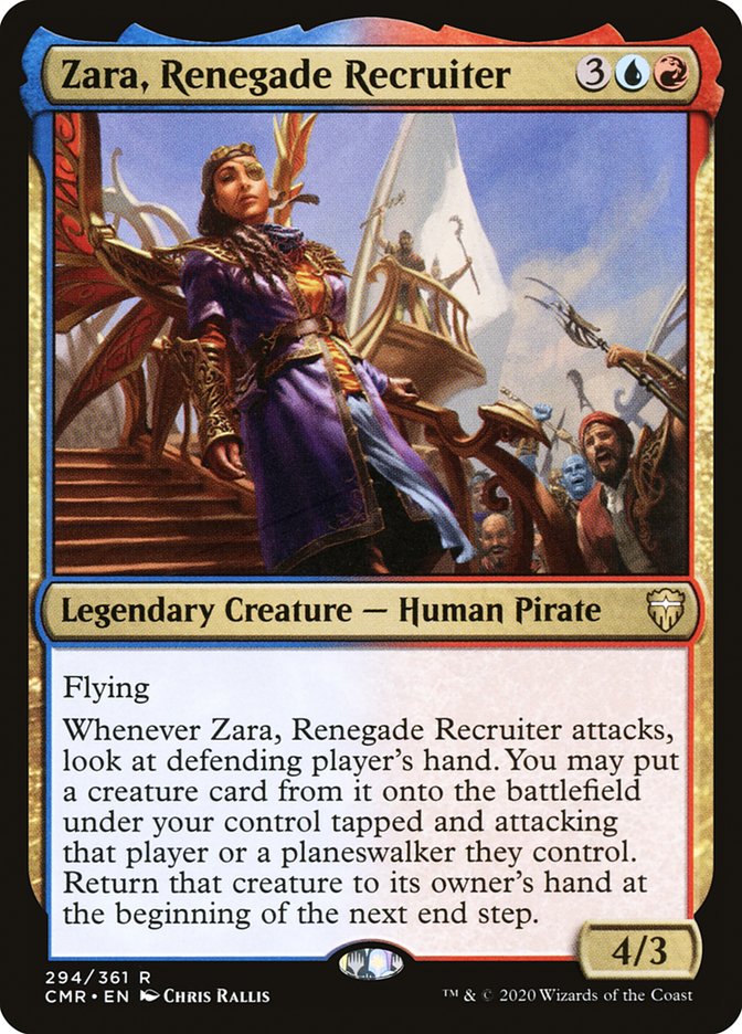 Zara, Renegade Recruiter [Commander Legends] | Jomio and Rueliete's Cards and Comics