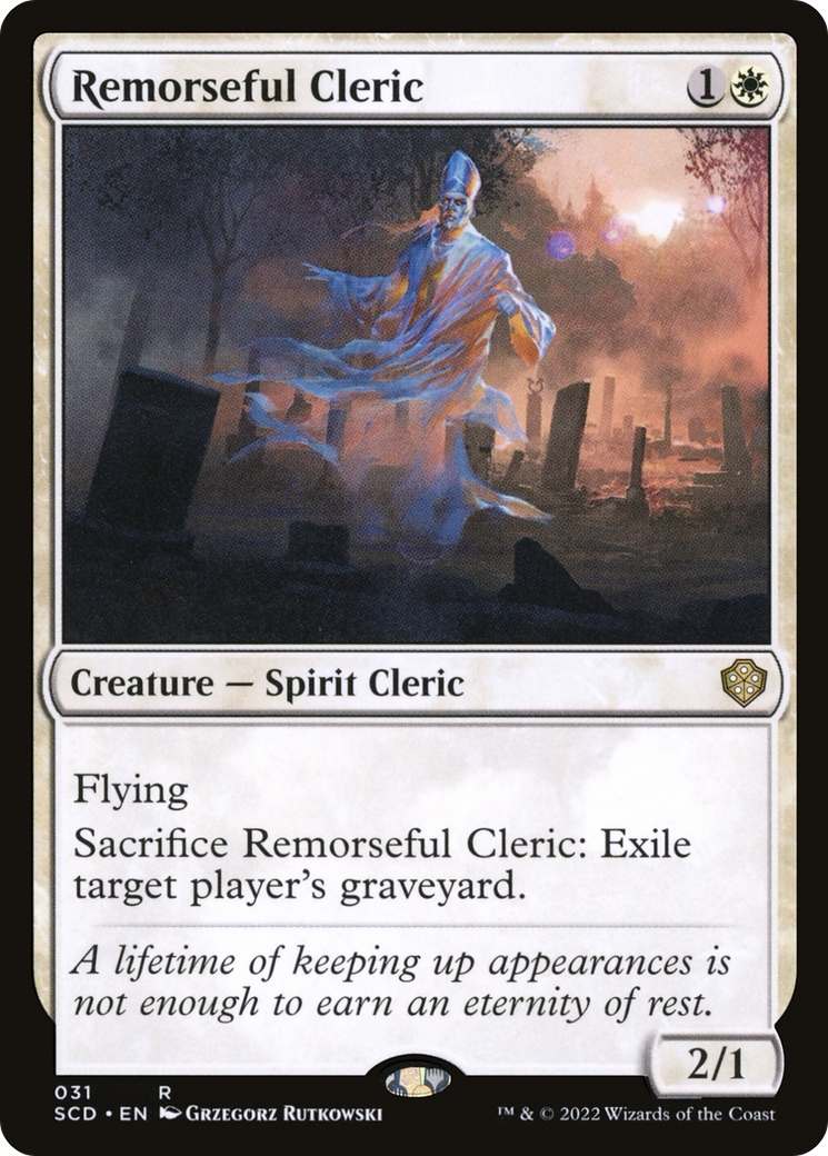 Remorseful Cleric [Starter Commander Decks] | Jomio and Rueliete's Cards and Comics