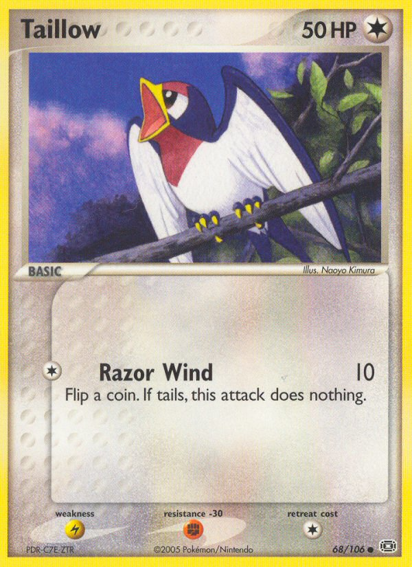 Taillow (68/106) [EX: Emerald] | Jomio and Rueliete's Cards and Comics
