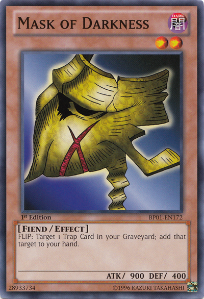 Mask of Darkness [BP01-EN172] Common | Jomio and Rueliete's Cards and Comics