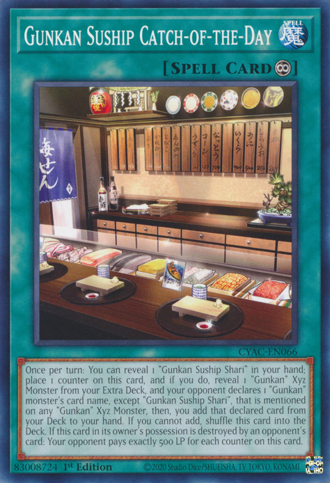 Gunkan Suship Catch-of-the-Day [CYAC-EN066] Common | Jomio and Rueliete's Cards and Comics