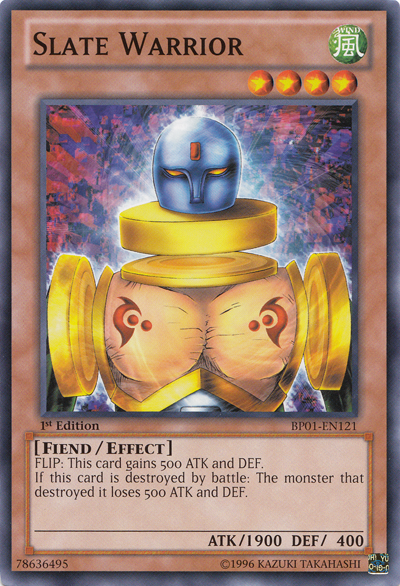 Slate Warrior [BP01-EN121] Common | Jomio and Rueliete's Cards and Comics