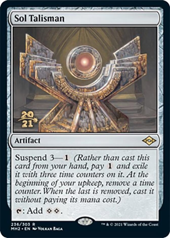 Sol Talisman [Modern Horizons 2 Prerelease Promos] | Jomio and Rueliete's Cards and Comics