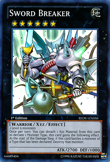 Sword Breaker [REDU-EN050] Super Rare | Jomio and Rueliete's Cards and Comics