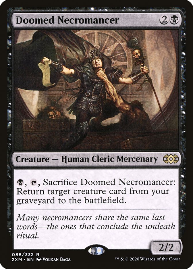 Doomed Necromancer [Double Masters] | Jomio and Rueliete's Cards and Comics