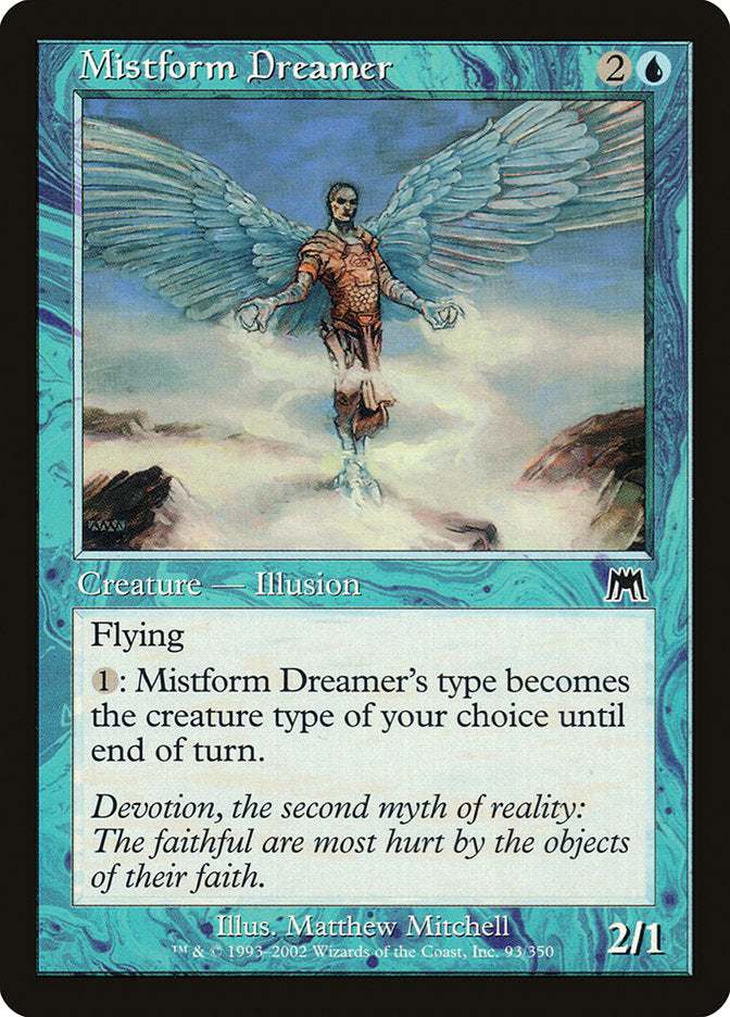 Mistform Dreamer [Onslaught] | Jomio and Rueliete's Cards and Comics