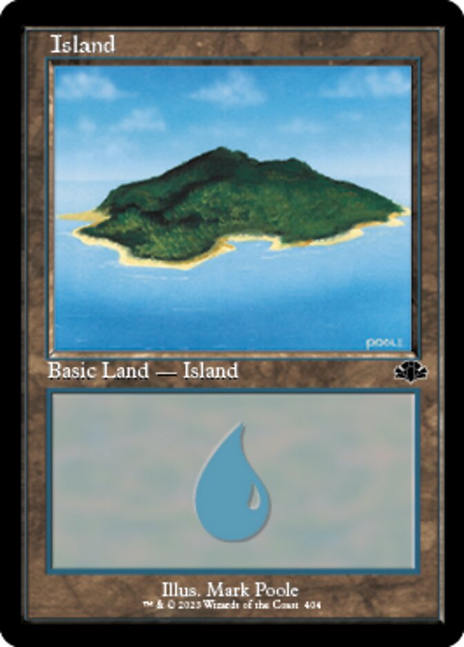 Island (404) (Retro) [Dominaria Remastered] | Jomio and Rueliete's Cards and Comics