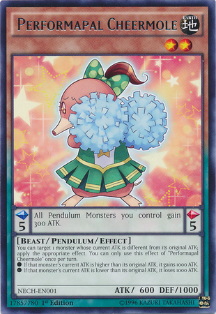 Performapal Cheermole [NECH-EN001] Rare | Jomio and Rueliete's Cards and Comics