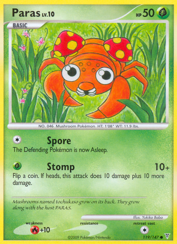 Paras (119/147) [Platinum: Supreme Victors] | Jomio and Rueliete's Cards and Comics