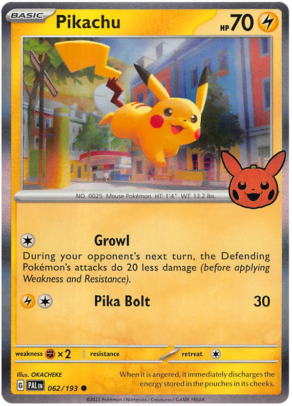 Pikachu (062/193) [Trick or Trade 2023] | Jomio and Rueliete's Cards and Comics
