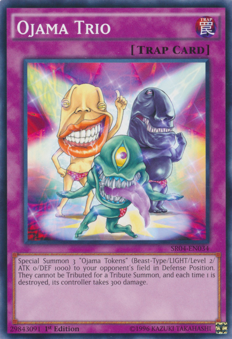 Ojama Trio [SR04-EN034] Common | Jomio and Rueliete's Cards and Comics
