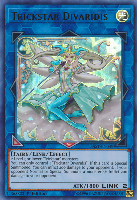 Trickstar Divaridis [SAST-EN049] Ultra Rare | Jomio and Rueliete's Cards and Comics