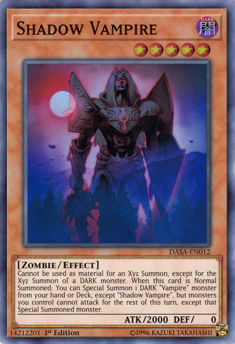 Shadow Vampire [DASA-EN012] Super Rare | Jomio and Rueliete's Cards and Comics