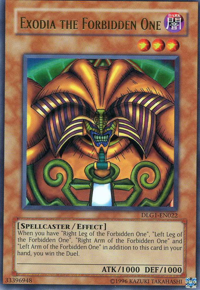 Exodia the Forbidden One [DLG1-EN022] Ultra Rare | Jomio and Rueliete's Cards and Comics