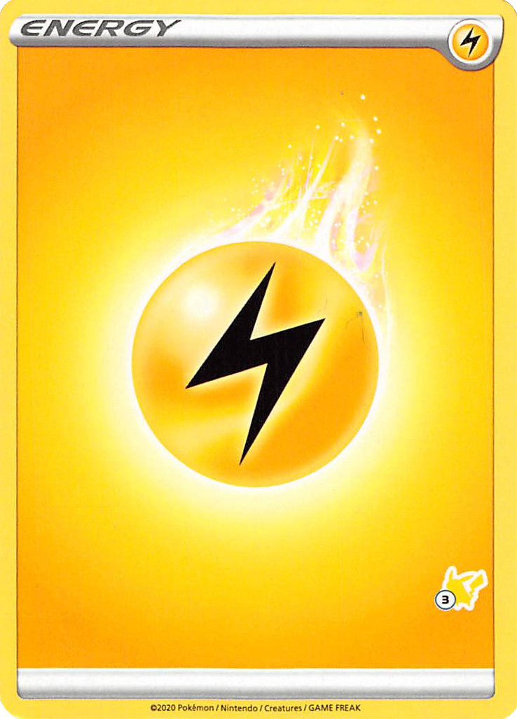 Lightning Energy (Pikachu Stamp #3) [Battle Academy 2022] | Jomio and Rueliete's Cards and Comics