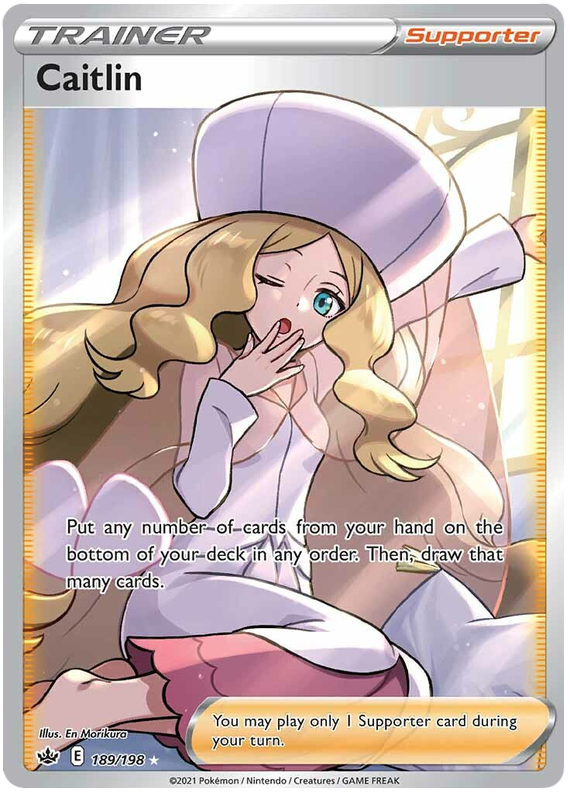 Caitlin (189/198) [Sword & Shield: Chilling Reign] | Jomio and Rueliete's Cards and Comics