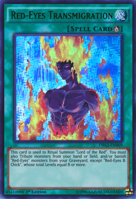 Red-Eyes Transmigration [DRL3-EN069] Ultra Rare | Jomio and Rueliete's Cards and Comics