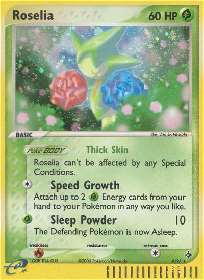 Roselia (9/97) [EX: Dragon] | Jomio and Rueliete's Cards and Comics