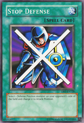 Stop Defense [DB1-EN128] Common | Jomio and Rueliete's Cards and Comics