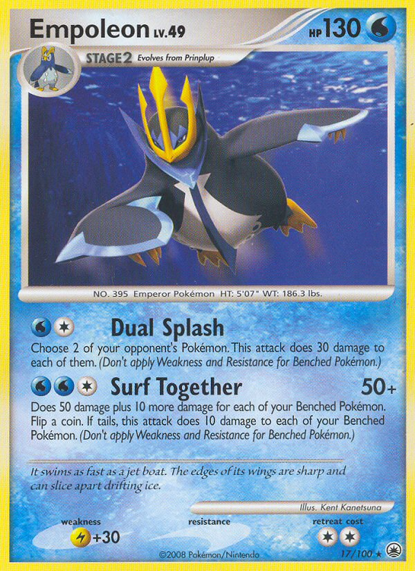 Empoleon (17/100) [Diamond & Pearl: Majestic Dawn] | Jomio and Rueliete's Cards and Comics