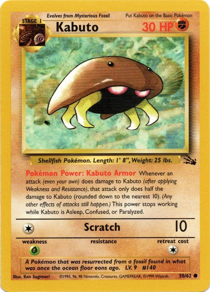Kabuto (50/62) [Fossil Unlimited] | Jomio and Rueliete's Cards and Comics