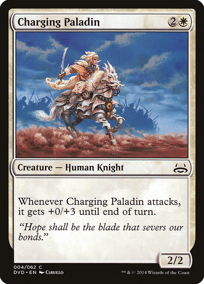 Charging Paladin (Divine vs. Demonic) [Duel Decks Anthology] | Jomio and Rueliete's Cards and Comics