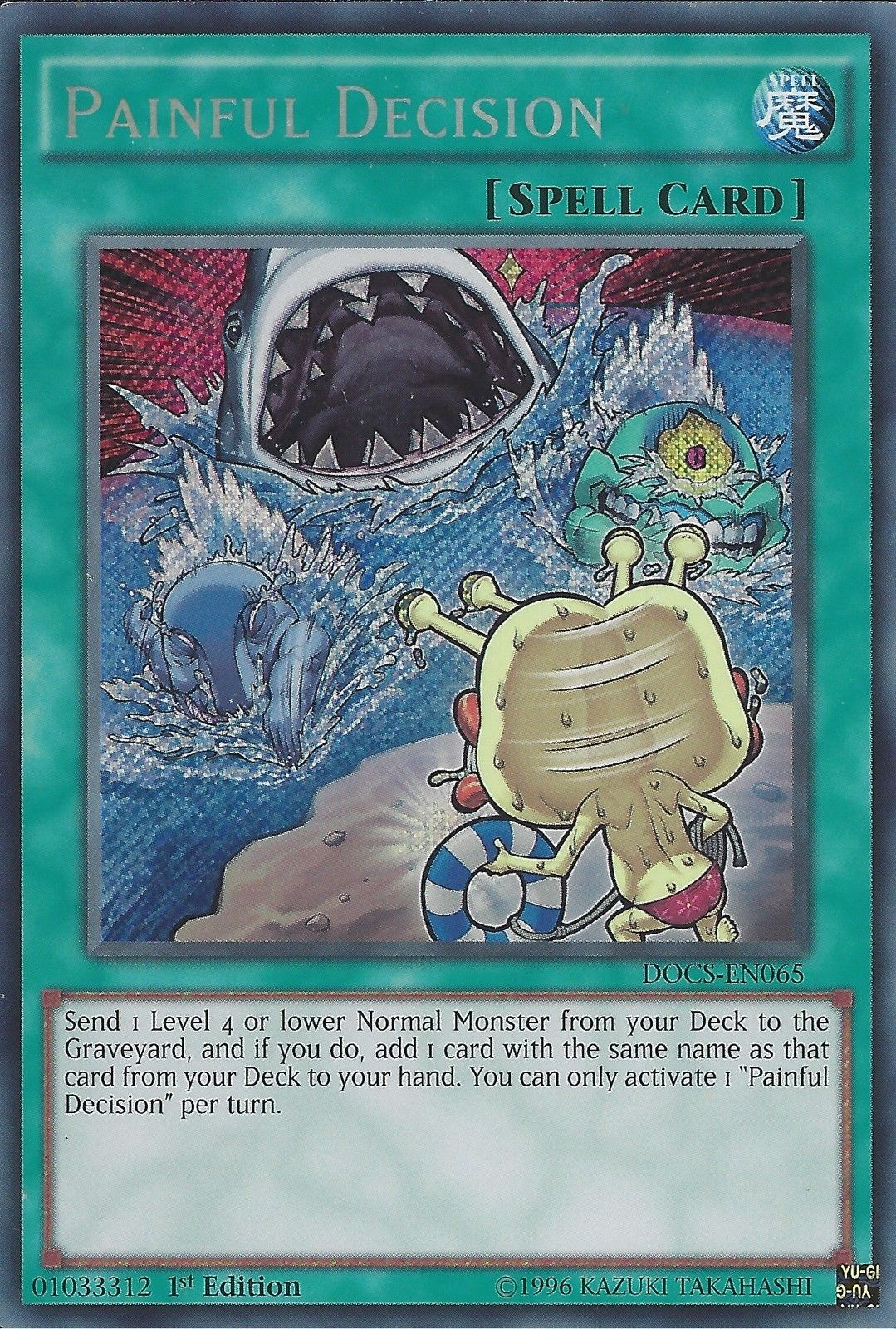 Painful Decision [DOCS-EN065] Secret Rare | Jomio and Rueliete's Cards and Comics