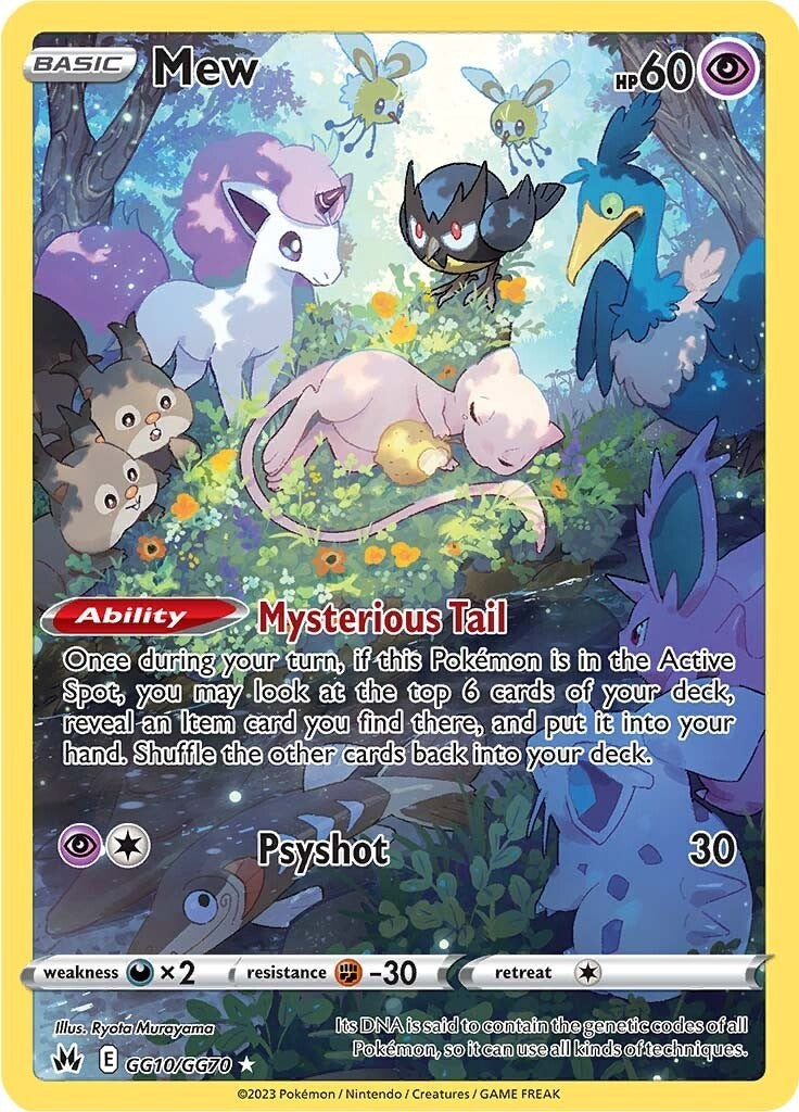 Mew (GG10/GG70) [Sword & Shield: Crown Zenith] | Jomio and Rueliete's Cards and Comics