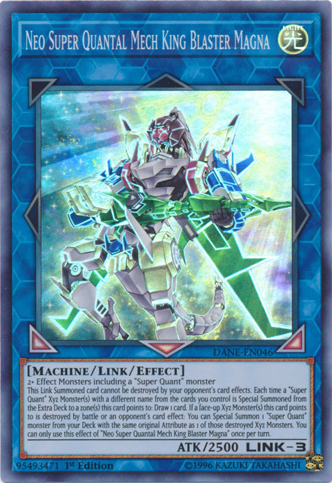 Neo Super Quantal Mech King Blaster Magna [DANE-EN046] Super Rare | Jomio and Rueliete's Cards and Comics