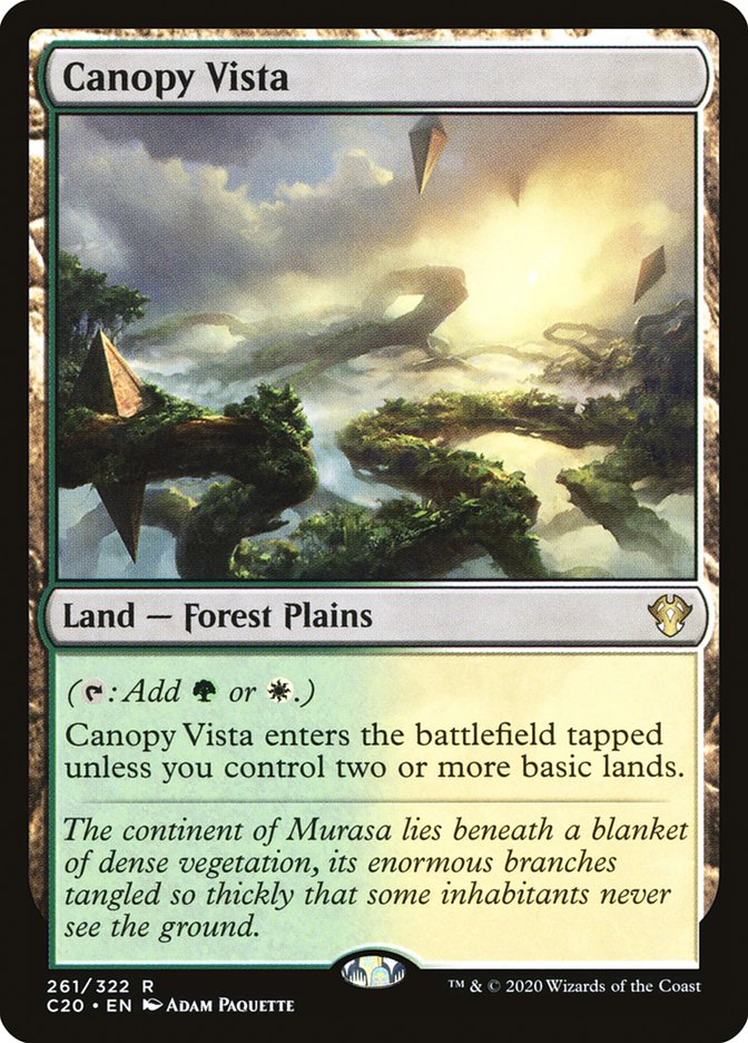 Canopy Vista [Commander 2020] | Jomio and Rueliete's Cards and Comics