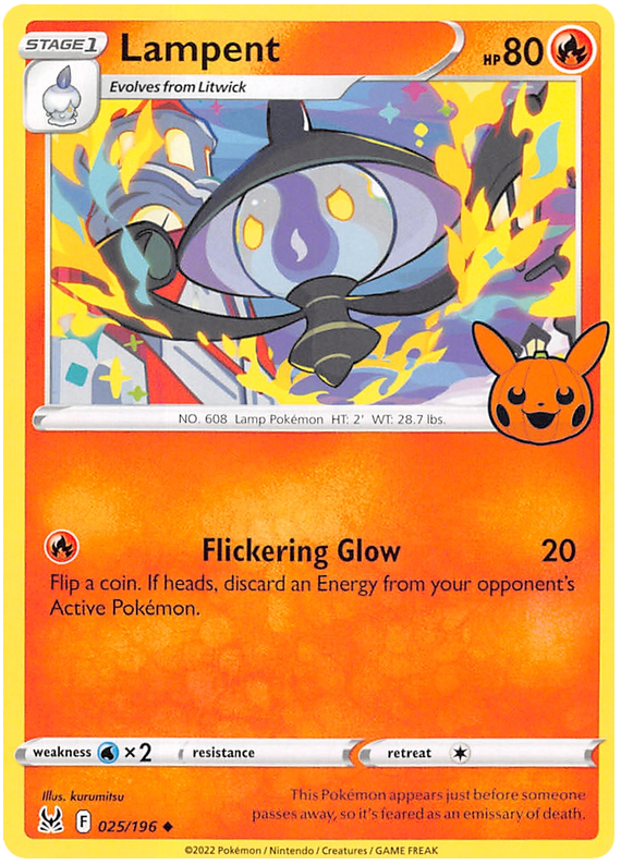 Lampent (025/196) [Trick or Trade 2023] | Jomio and Rueliete's Cards and Comics