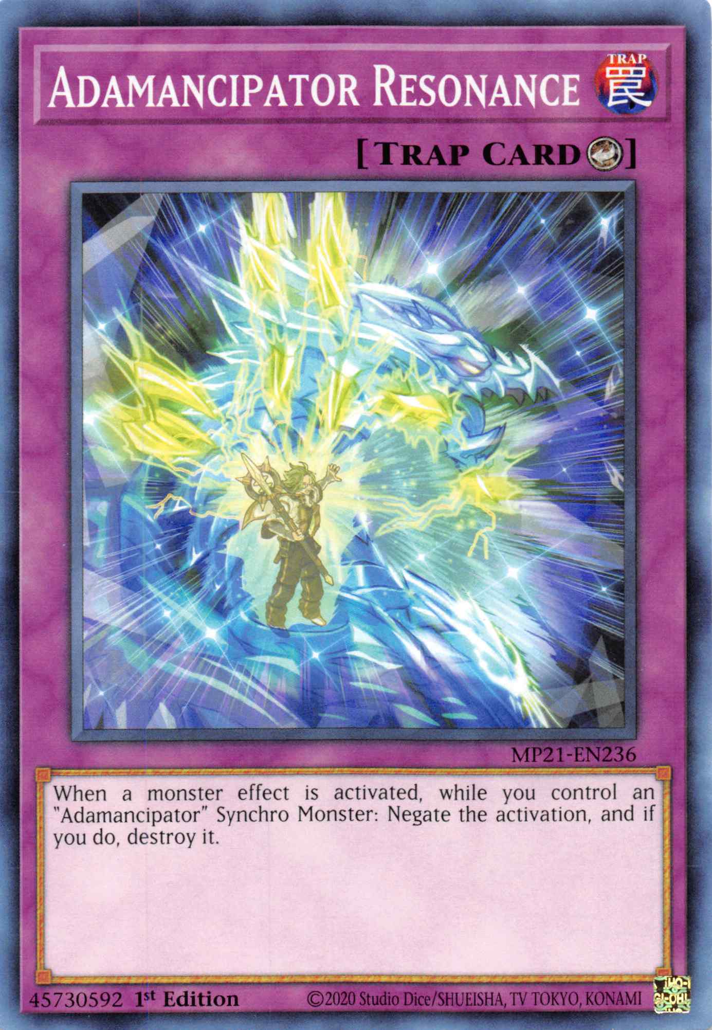 Adamancipator Resonance [MP21-EN236] Common | Jomio and Rueliete's Cards and Comics