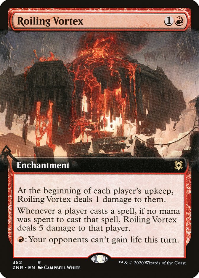 Roiling Vortex (Extended Art) [Zendikar Rising] | Jomio and Rueliete's Cards and Comics