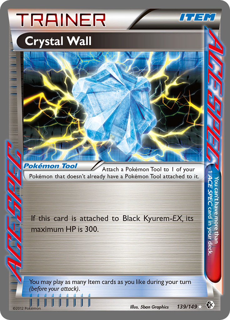 Crystal Wall (139/149) [Black & White: Boundaries Crossed] | Jomio and Rueliete's Cards and Comics