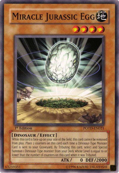 Miracle Jurassic Egg [POTD-EN021] Common | Jomio and Rueliete's Cards and Comics
