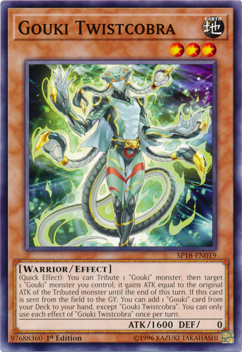 Gouki Twistcobra [SP18-EN019] Common | Jomio and Rueliete's Cards and Comics