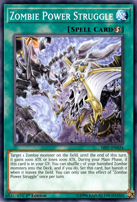 Zombie Power Struggle [SR07-EN024] Common | Jomio and Rueliete's Cards and Comics