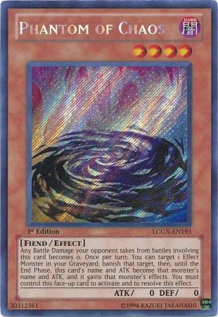 Phantom of Chaos [LCGX-EN193] Secret Rare | Jomio and Rueliete's Cards and Comics
