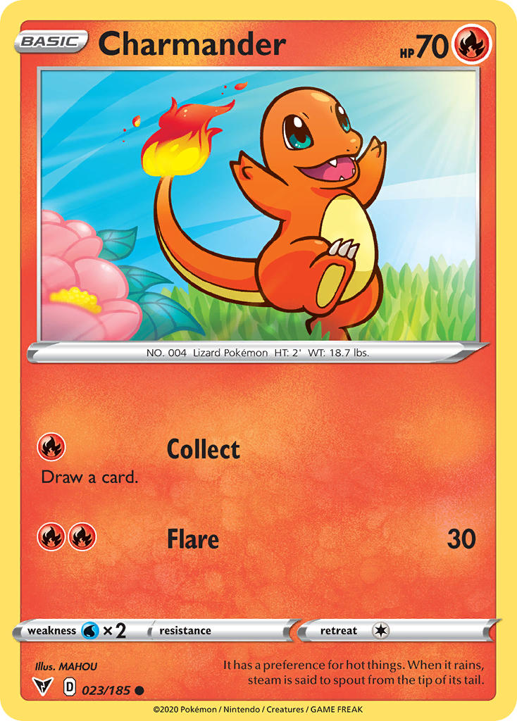 Charmander (023/185) [Sword & Shield: Vivid Voltage] | Jomio and Rueliete's Cards and Comics