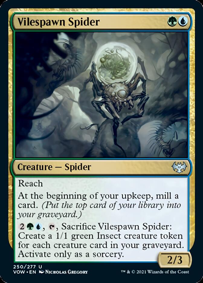 Vilespawn Spider [Innistrad: Crimson Vow] | Jomio and Rueliete's Cards and Comics