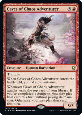 Caves of Chaos Adventurer [Commander Legends: Battle for Baldur's Gate] | Jomio and Rueliete's Cards and Comics