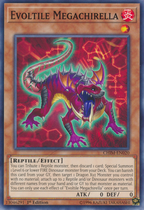 Evoltile Megachirella [CHIM-EN020] Common | Jomio and Rueliete's Cards and Comics