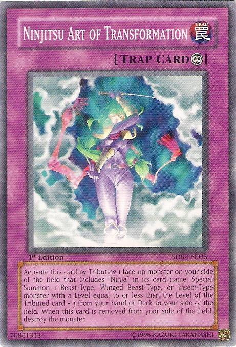 Ninjitsu Art of Transformation [SD8-EN035] Common | Jomio and Rueliete's Cards and Comics